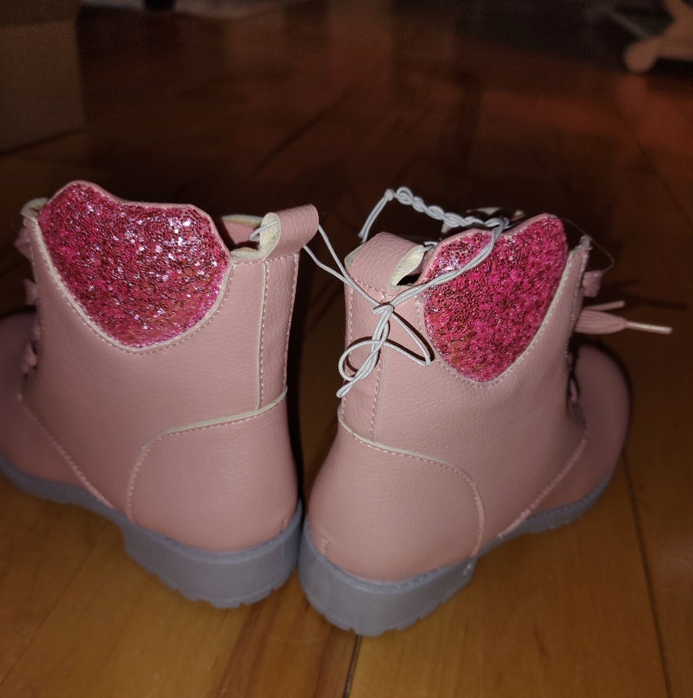 Pink Kids Boots - Picture 2 of 2